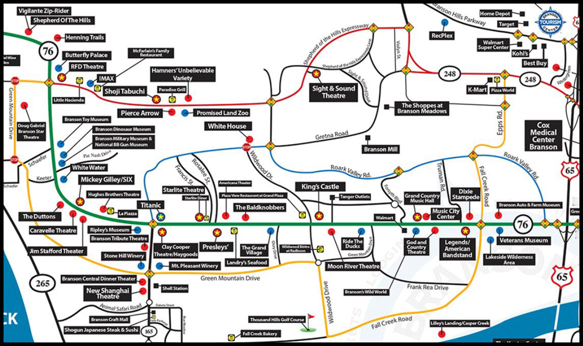 Maps | Rent Branson