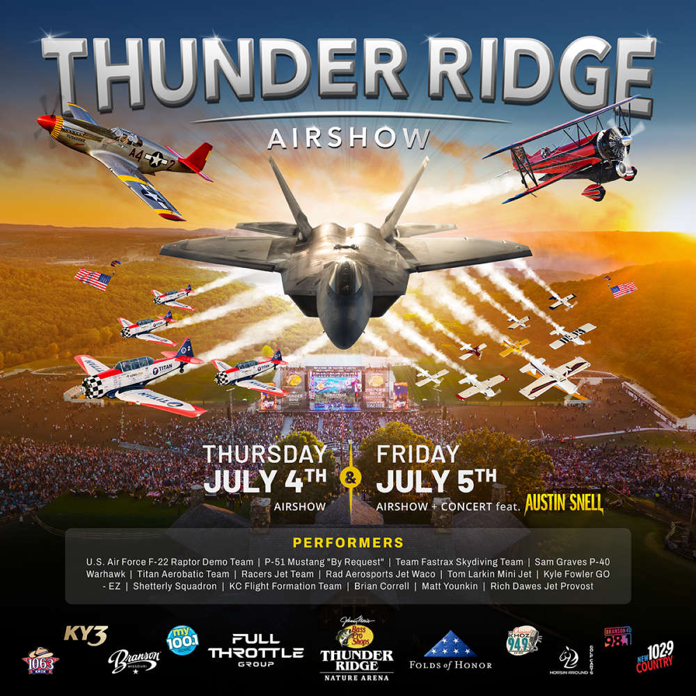 Thunder Ridge Airshow July 4 & 5 in Branson Missouri
